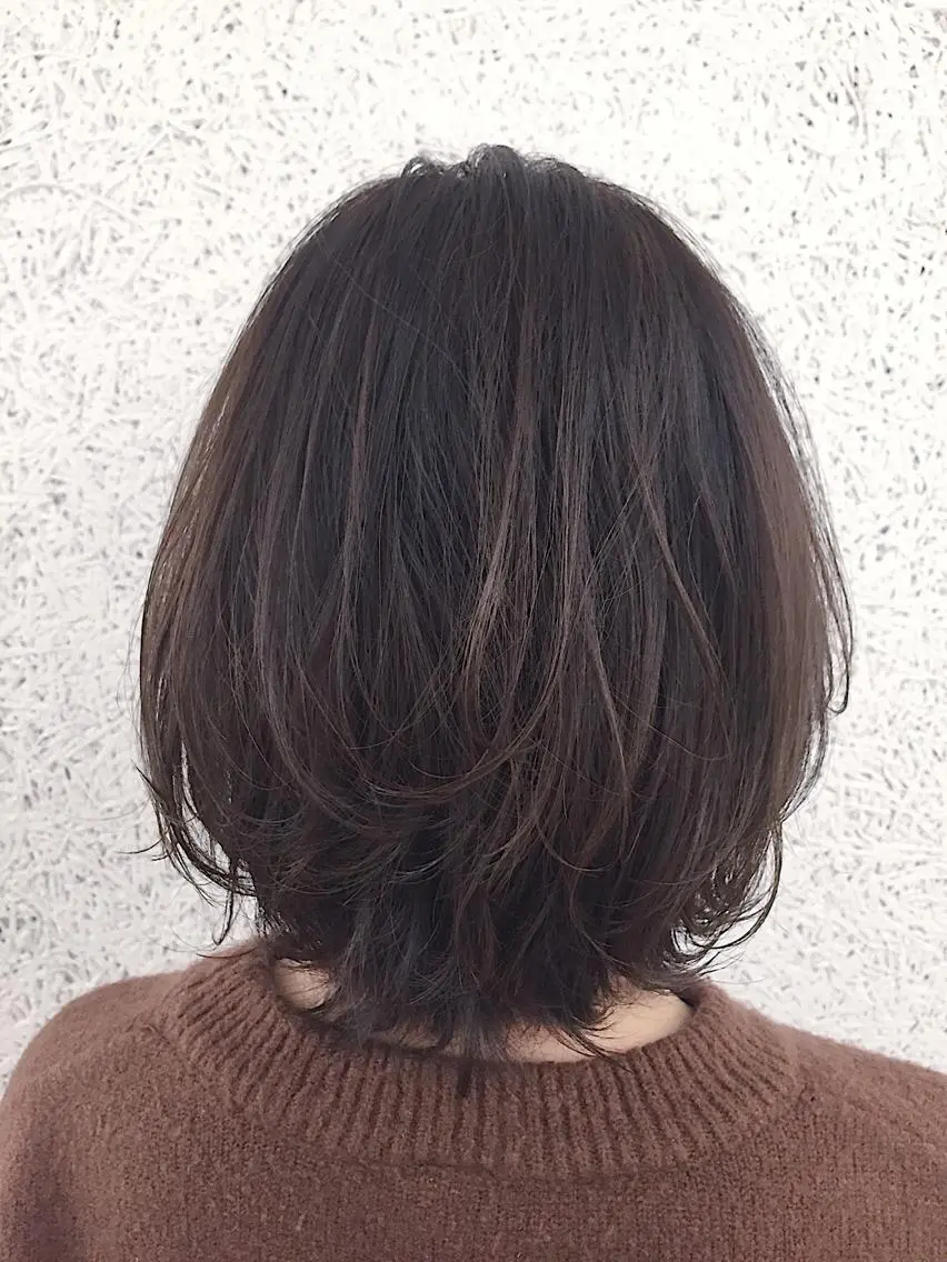 ミディアム カラー パーマ ヘアアレンジ ベージュカラー ハイライトカラー 伸ばしかけ ハイライト ヘアカラー トリートメント ヘアセット ✨ハイクオリティ✨ 山本香也のヘアスタイル