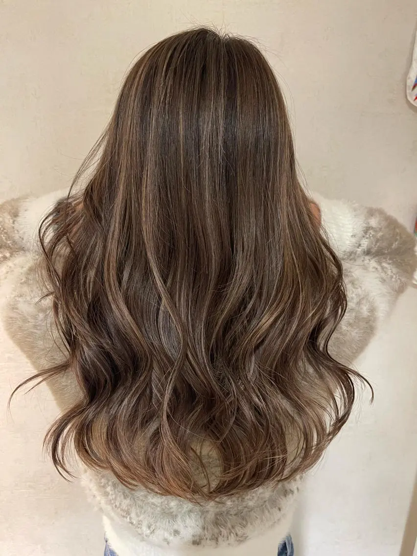 ロング カラー 市村 正義のヘアスタイル