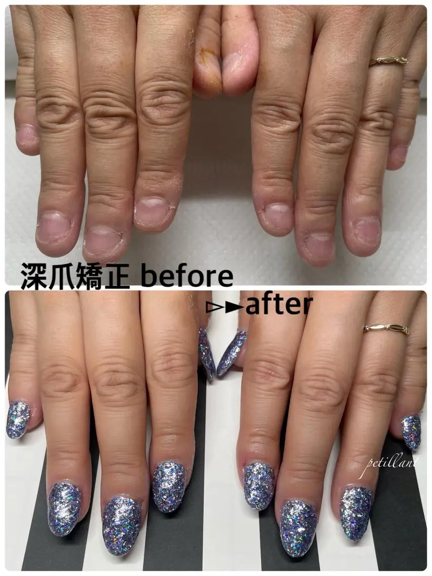 ネイル フラッシュネイル ハンドネイル ハンドケア nail salon petillantのネイルデザイン