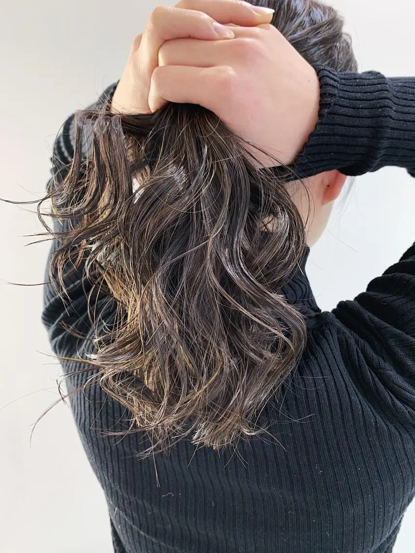 ロング カラー ヘアアレンジ アディクシーカラー ベージュカラー グレージュ ハイライトカラー イルミナカラー レイヤーカット/艶髪 🎀笠原 優花🎀のヘアスタイル