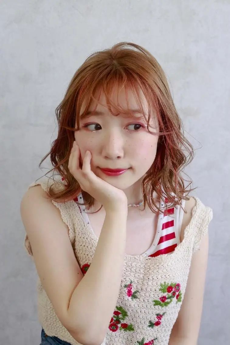 ミディアム 【名古屋】モデル募集 arisaのヘアスタイル