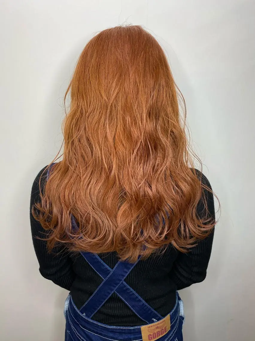 ロング カラー 🧡色落ちまで2度 楽しめる🧡ヨシキのヘアスタイル