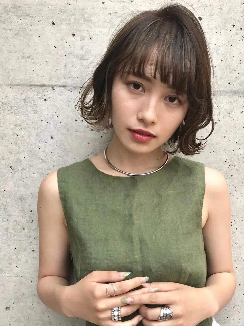 ショート カラー moana surfriderのヘアスタイル