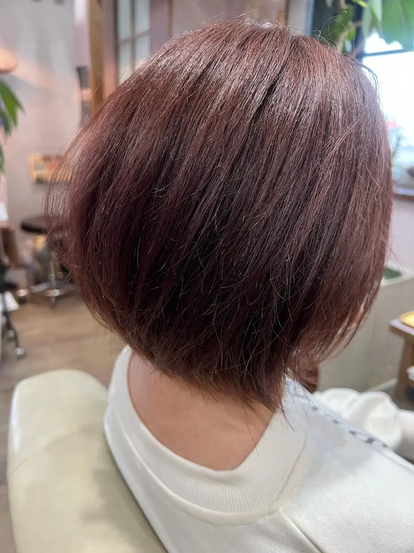 ショート カラー イルミナカラー 今井 里美のヘアスタイル