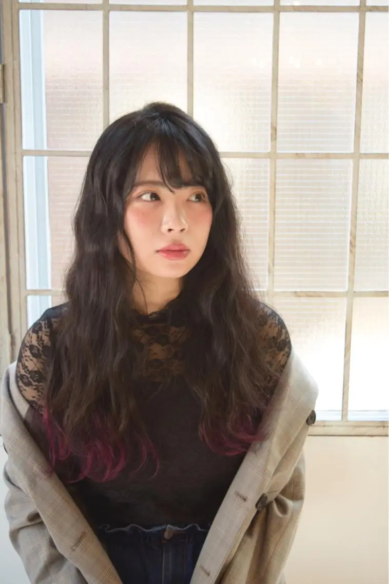 ロング カラー 広がり、まとまらない お悩み改善/ 中田のヘアスタイル