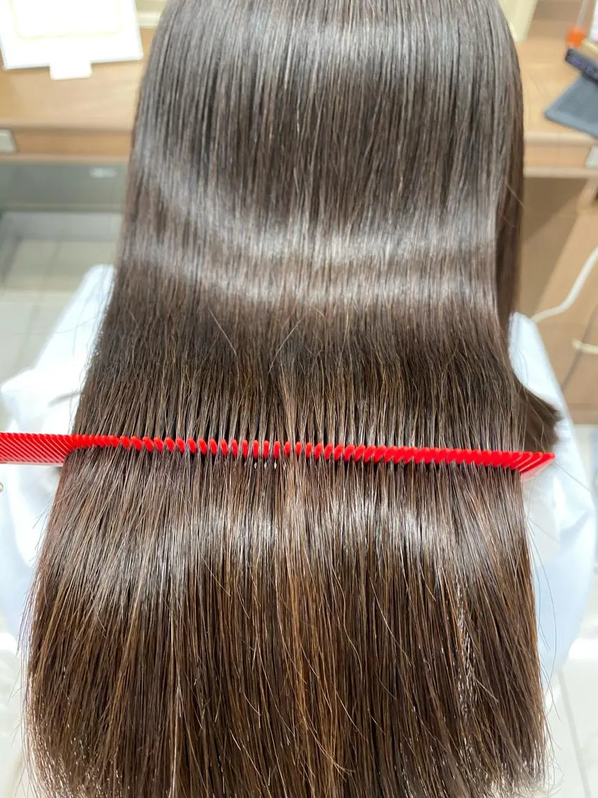 セミロング パーマ カット 縮毛矯正 西山梨々【5/1〜 復帰致します🌼】のヘアスタイル