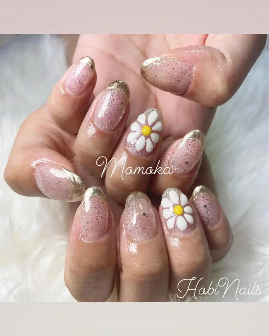 ネイル アートネイル フレンチネイル Momo nailsalonのネイルデザイン