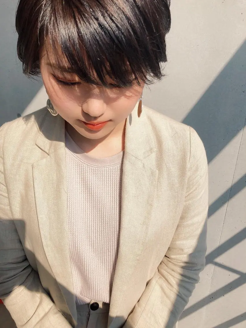 ショート カラー パーマ ヘアアレンジ メンズ キッズ ネイル マツエク・マツパ ショート/ボブ /パーマ🌿柏原良亮のヘアスタイル