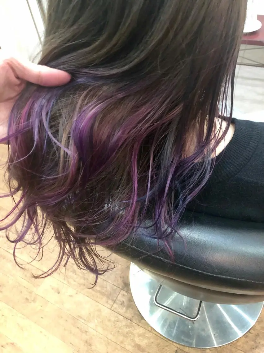 セミロング カラー ヘアアレンジ 西川 ヒロキのヘアスタイル