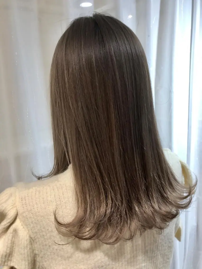 ロング トリートメント 艶髪カラー&ウルフ フルカワ ヒロズミのヘアスタイル