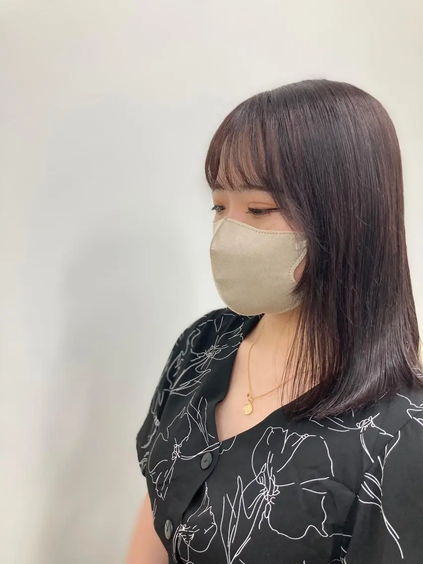 ミディアム カラー パープルカラー ヘアカラー トリートメント 新田龍之輔 →メンズ/派手髪のヘアスタイル