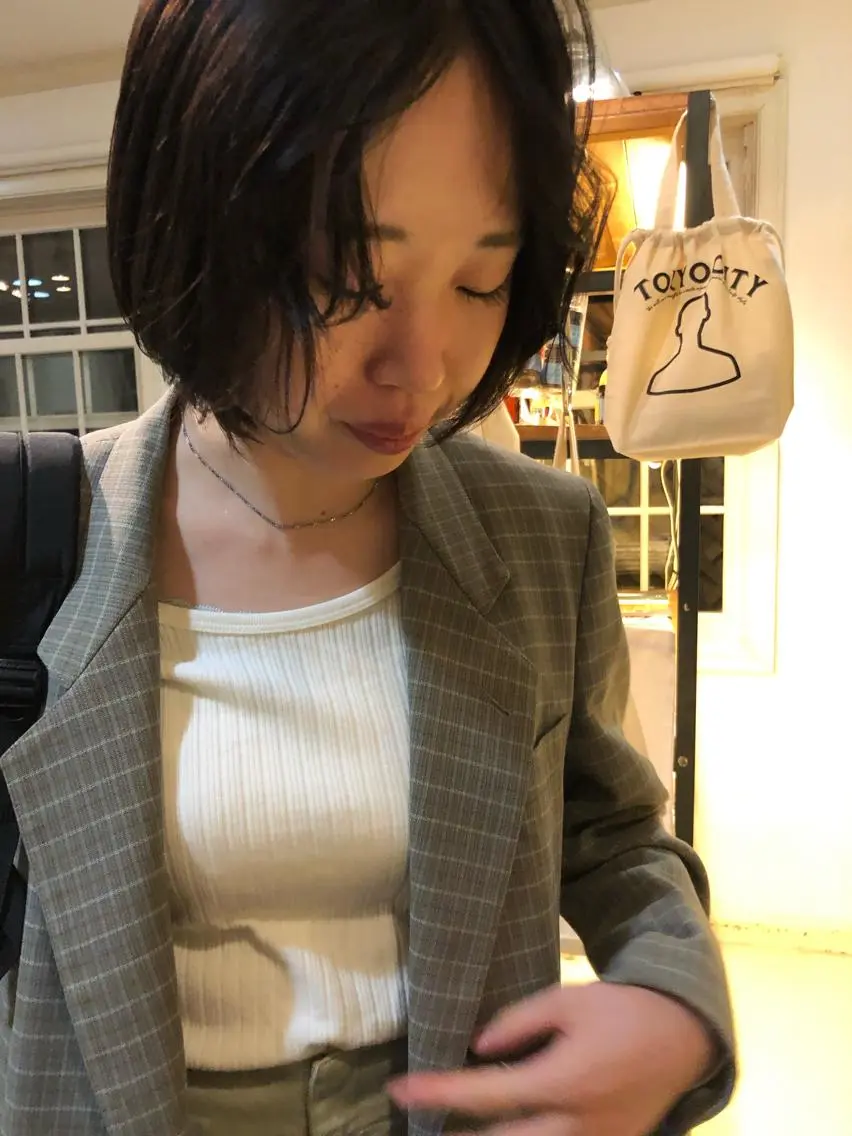 ショート カラー eri kinjoのヘアスタイル