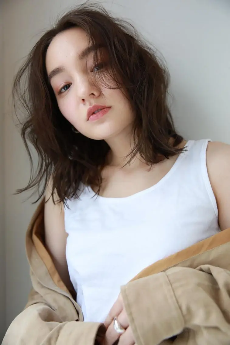 ショート カラー パーマ ヘアアレンジ レイヤーカット✂️ 横浜No1♡下鳥翔子のヘアスタイル