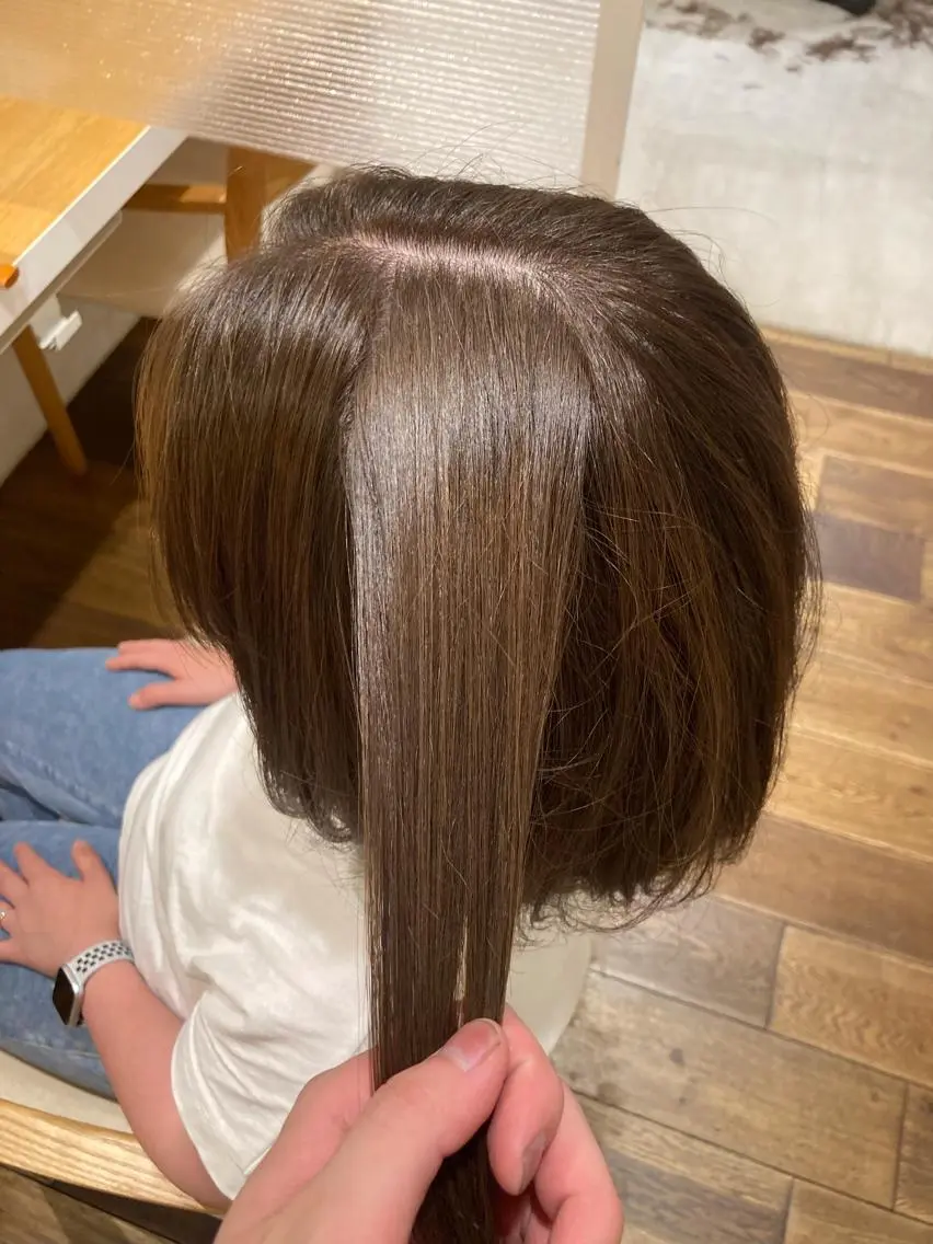 カラー アッシュ 美髪矯正‎×髪質改善 任せて🤍Ko-taのヘアスタイル