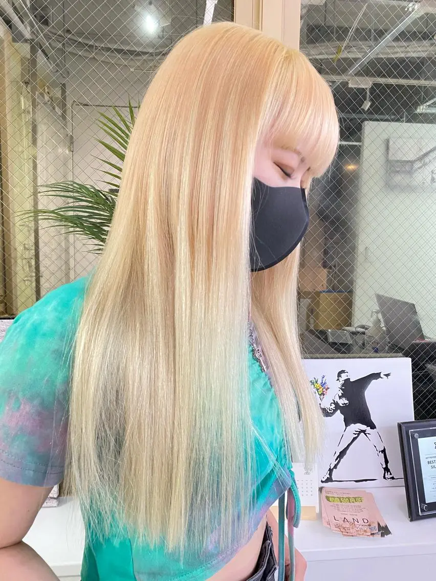 ロング カラー 🧡YUKA🧡 渋谷/ﾌﾟﾙｴｸｽﾃのヘアスタイル