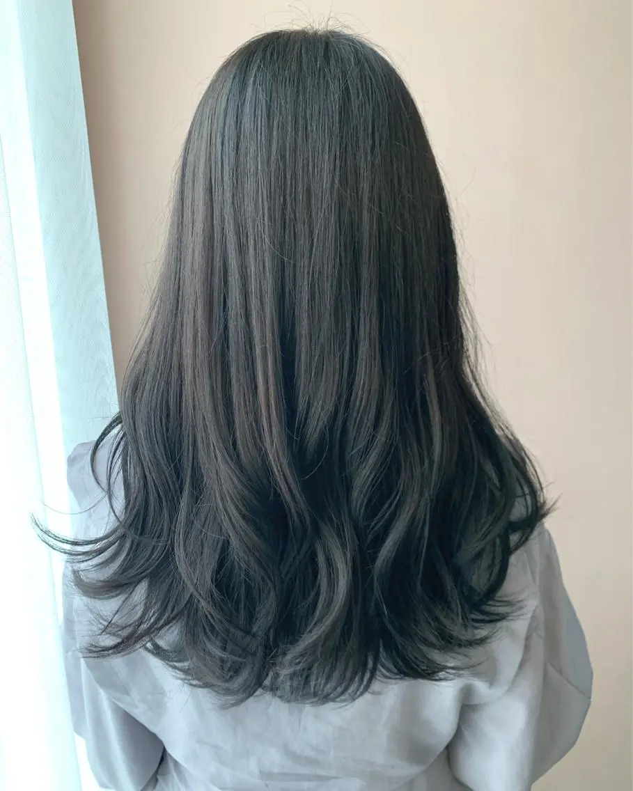ロング カラー 透明感カラー hubhair レイヤー/透明感のヘアスタイル