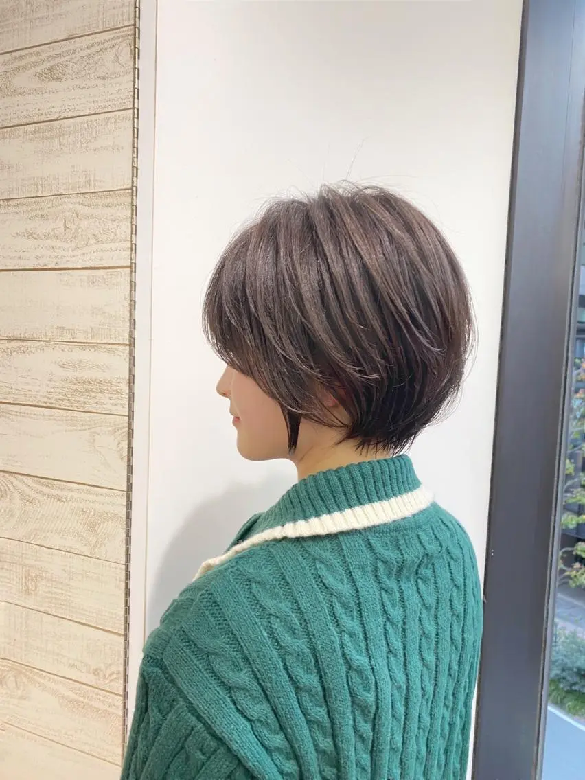 ショート ショートボブ ボブ ショートヘア カット ヘアカラー ショート/レイヤー カット/服部タカノリのヘアスタイル