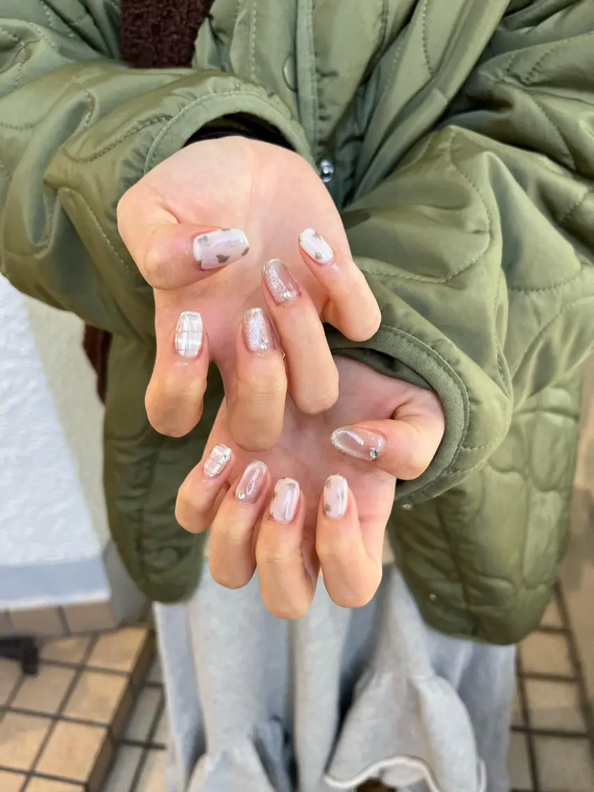 ネイル niconail 🧣ayu 📍烏山のネイルデザイン