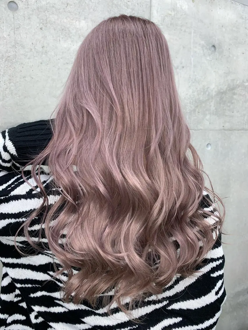 ロング カット ヘアカラー トリートメント 山田 絵里菜のヘアスタイル