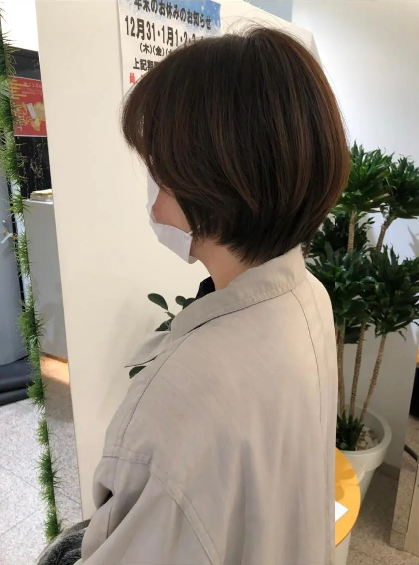ショート 似合わせカット 迫留由弥のヘアスタイル