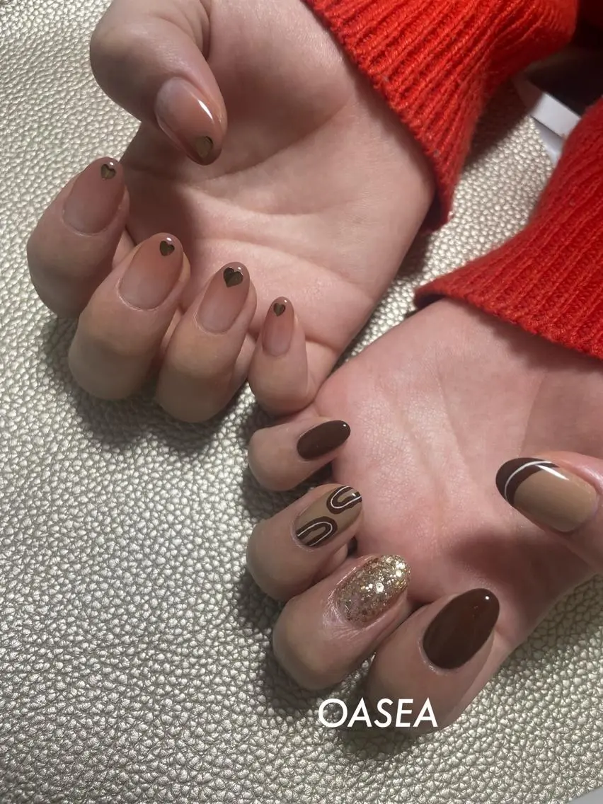 ネイル ハンドネイル 🌞💜 KAORI 🌴のネイルデザイン