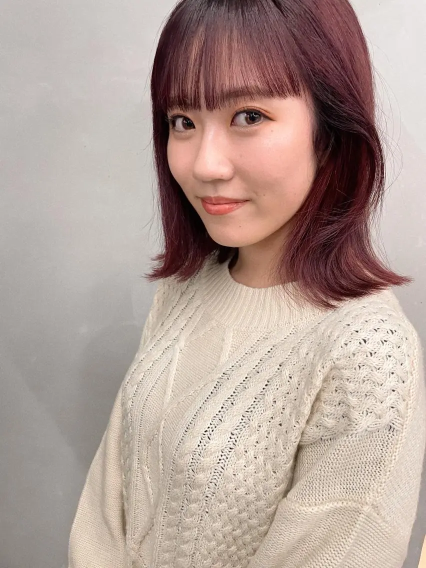 ショート カラー ピンクカラー ヘアカラー トリートメント センスをお届けします 大谷将生infpのヘアスタイル