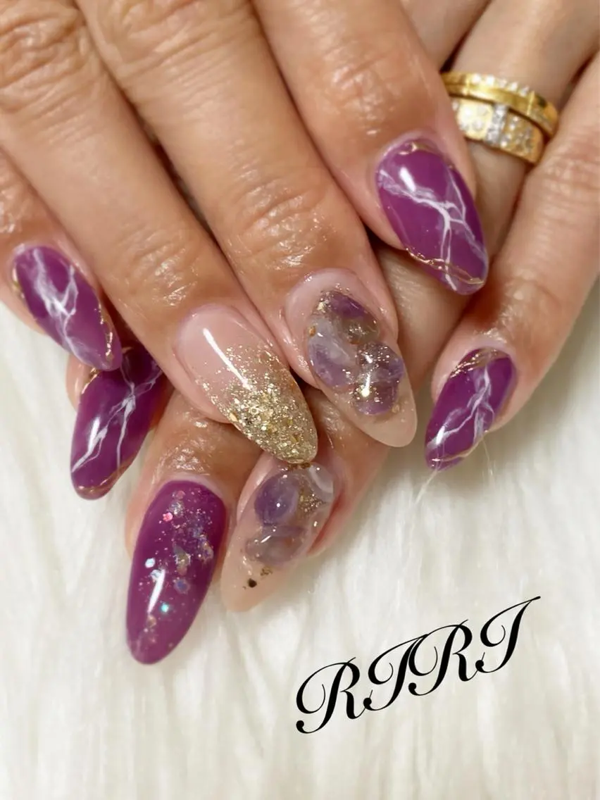 ネイル ハンドネイル riri オーナーのネイルデザイン