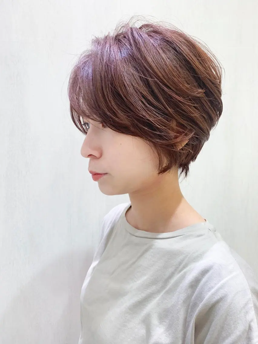 ショート カラー ショートボブ ボブ ショートヘア 内藤　宏紀 tidasmileのヘアスタイル