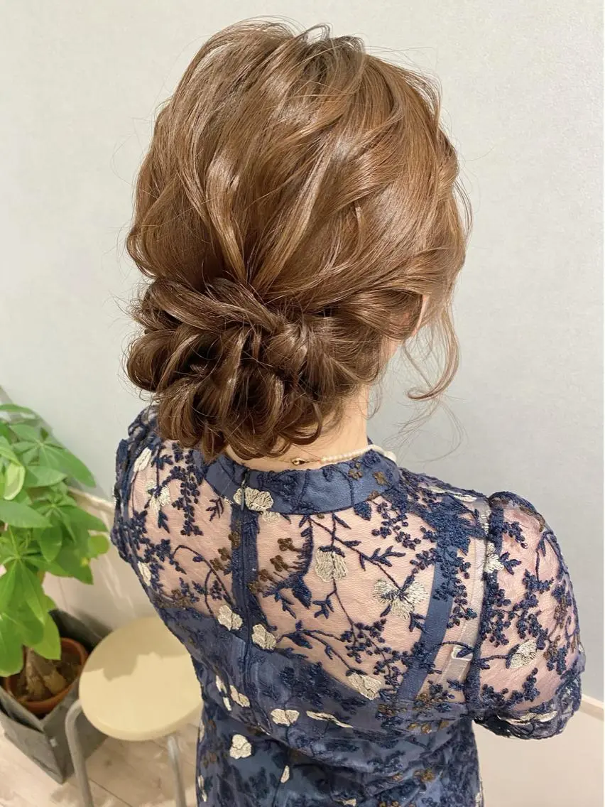 ロング ヘアアレンジ 大阪/ヘアアレンジ /似合わせset💐のヘアスタイル