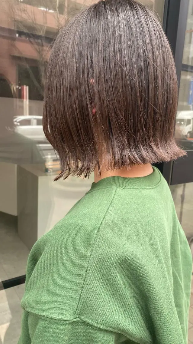 ミディアム カット トリートメント RURI韓国ボブ 🇰🇷タッセルボブのヘアスタイル