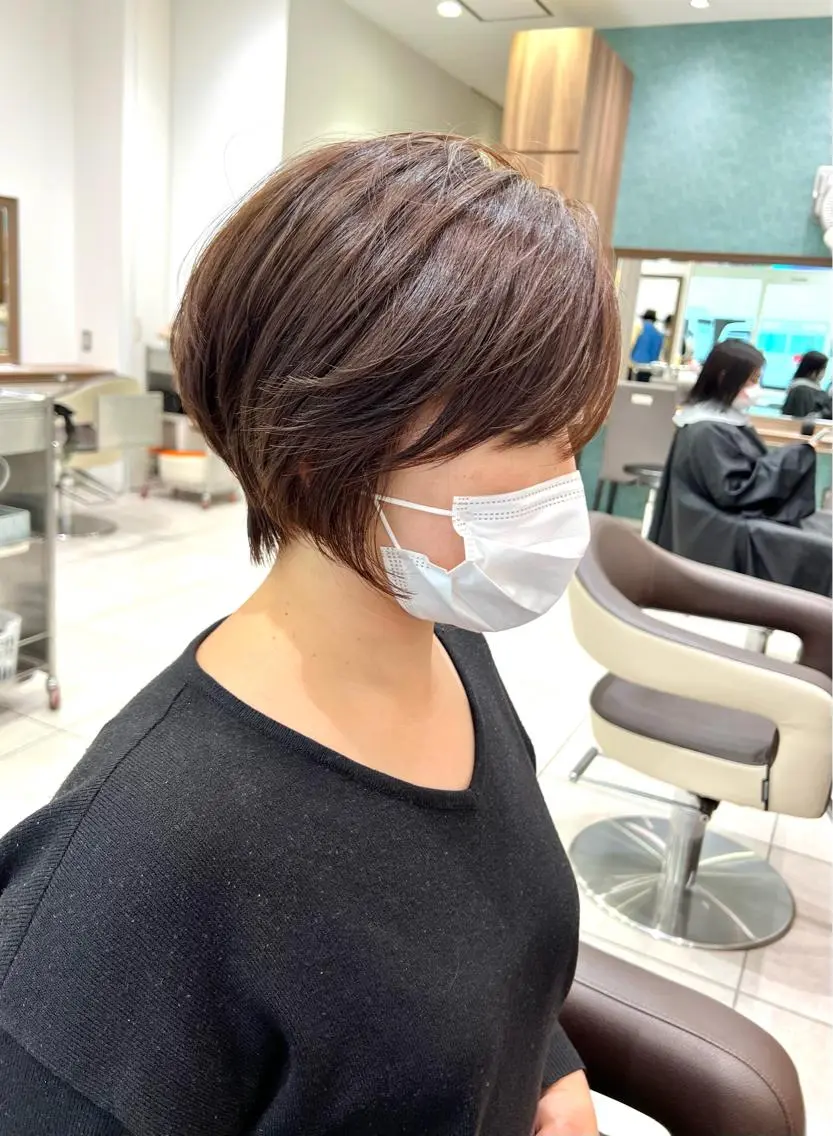 ショート カット ヘアカラー トリートメント 大人ショート/ 高下将一のヘアスタイル