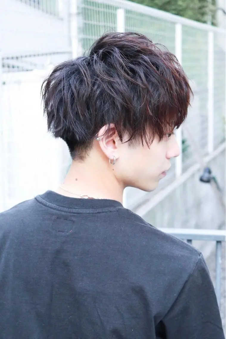 ショート パーマ メンズ 💞あざと可愛い💞 児玉大地のヘアスタイル