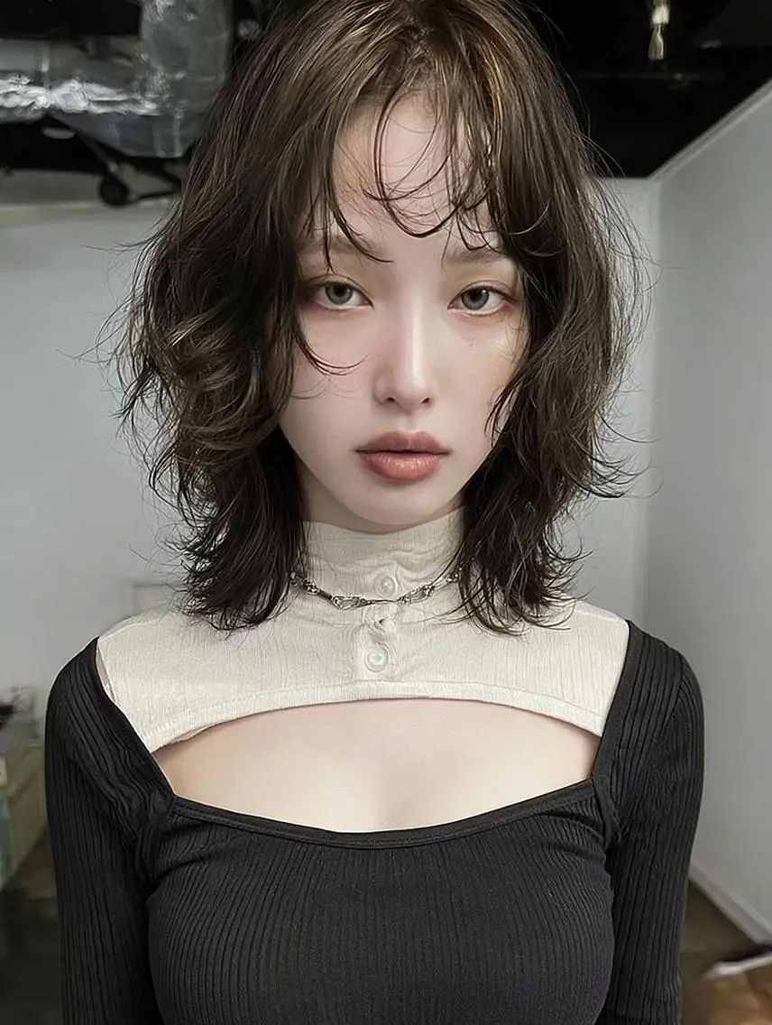 セミロング パーマ セミロングパーマ 伸ばしかけ レイヤーカット 小顔カット 外ハネヘア カット パーマ トリートメント レイヤーカット✨ 福井雄登のヘアスタイル