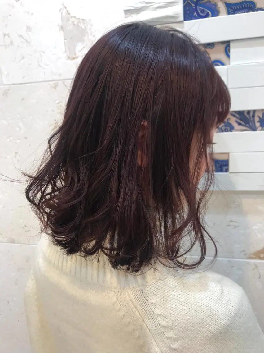 ミディアム カラー カット ヘアカラー トリートメント 💘カラー人気No. 1💘SAYAのヘアスタイル