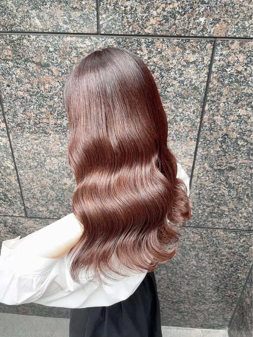 ロング カット ヘアカラー トリートメント ‎🤍髪質改善‎🤍 レイヤーカット‎🤍のヘアスタイル
