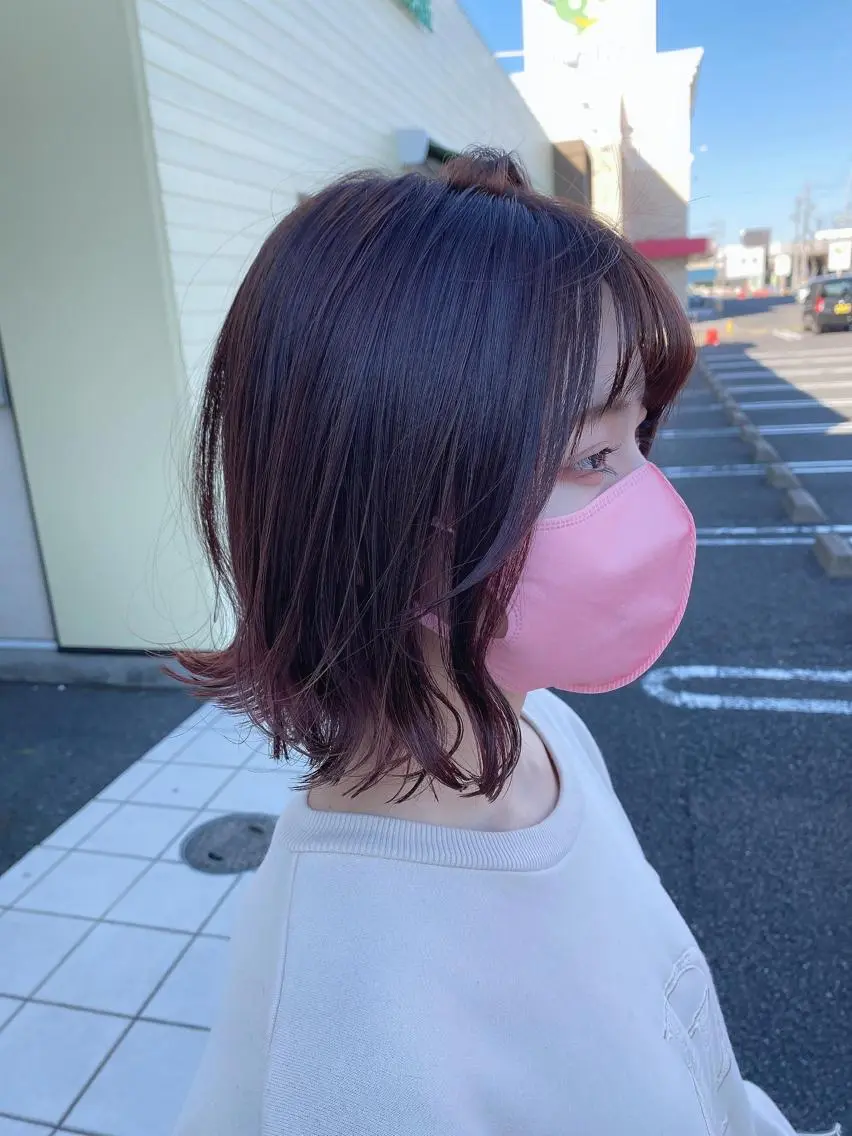 ショート 切りっぱなしボブ ボブ カット ヘアカラー トリートメント 具志 正太のヘアスタイル