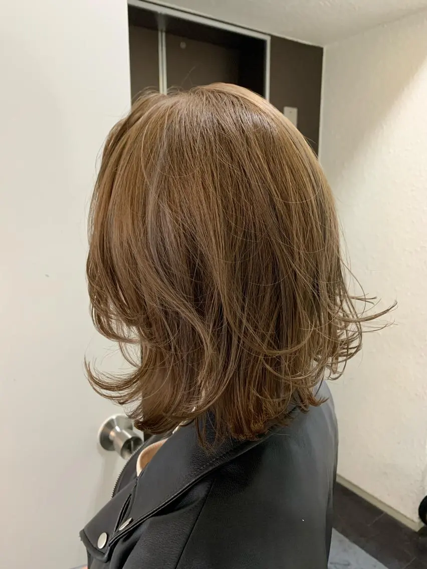 ミディアム カラー カット ヘアカラー 【S.BROOM】 店長　西川徹のヘアスタイル