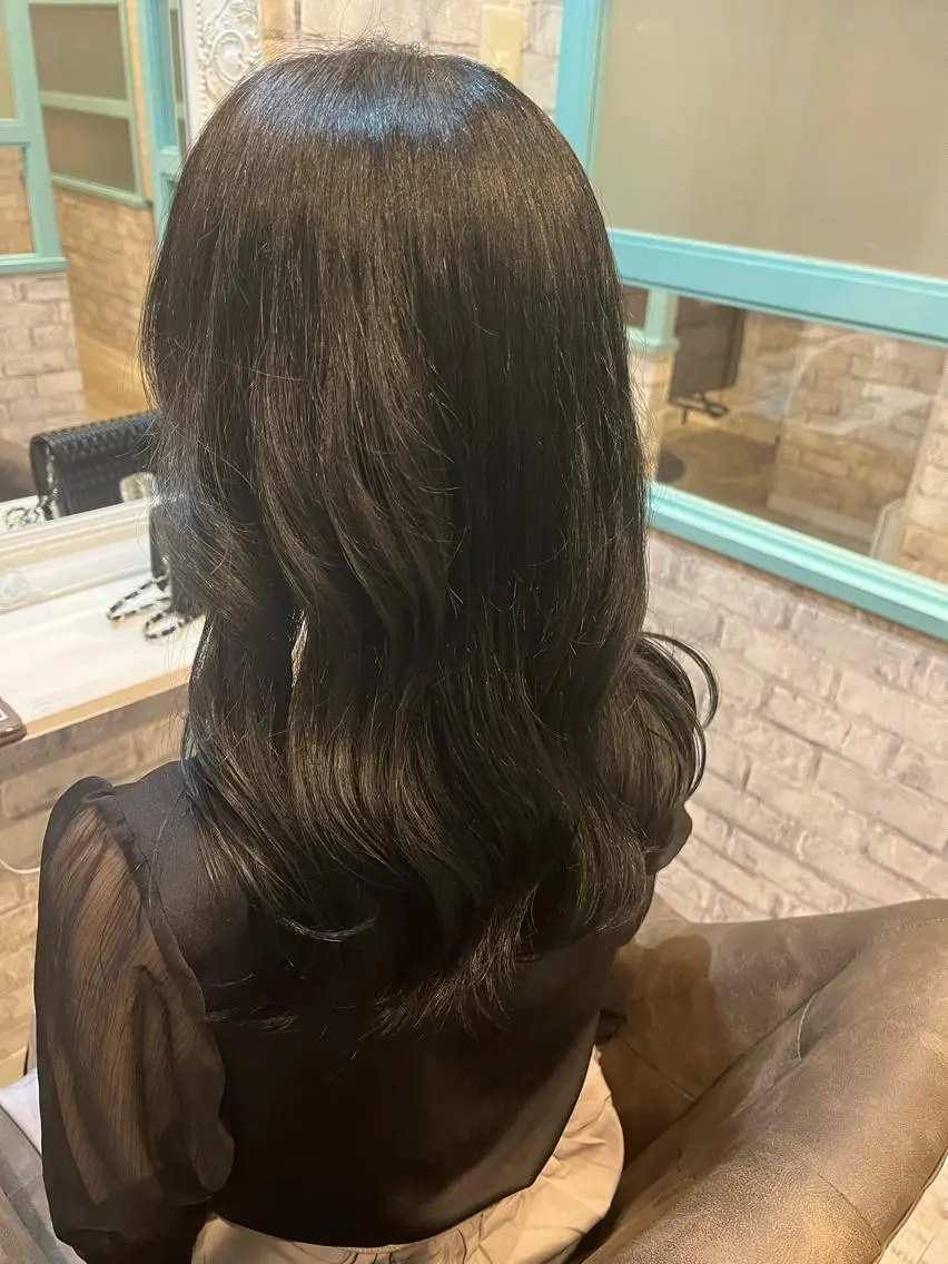 セミロング 🧸くまがい りお🤍のヘアスタイル