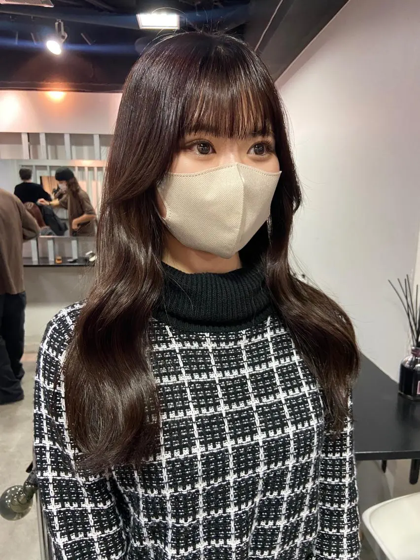 ロング カラー カット ヘアカラー トリートメント 地毛風艶カラー🌿 喜多夏海のヘアスタイル