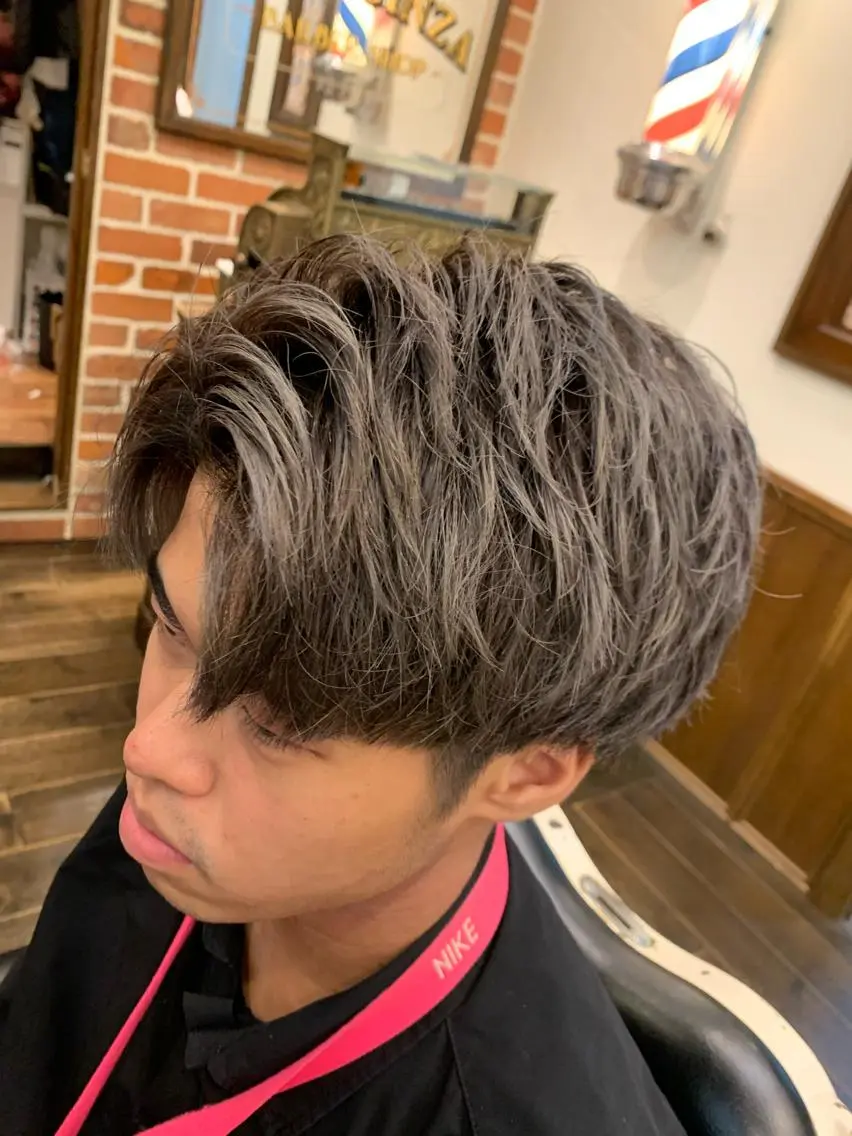 ショート カラー メンズ ひらお あおとのヘアスタイル