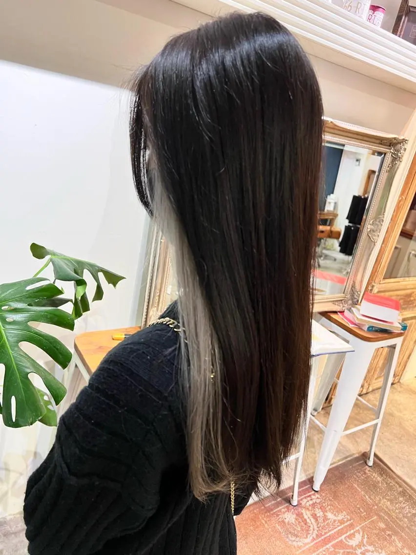 ロング カラー ヘアアレンジ インナーカラー ヘアカラー トリートメント ヘアセット 大宮/山口 竣也のヘアスタイル