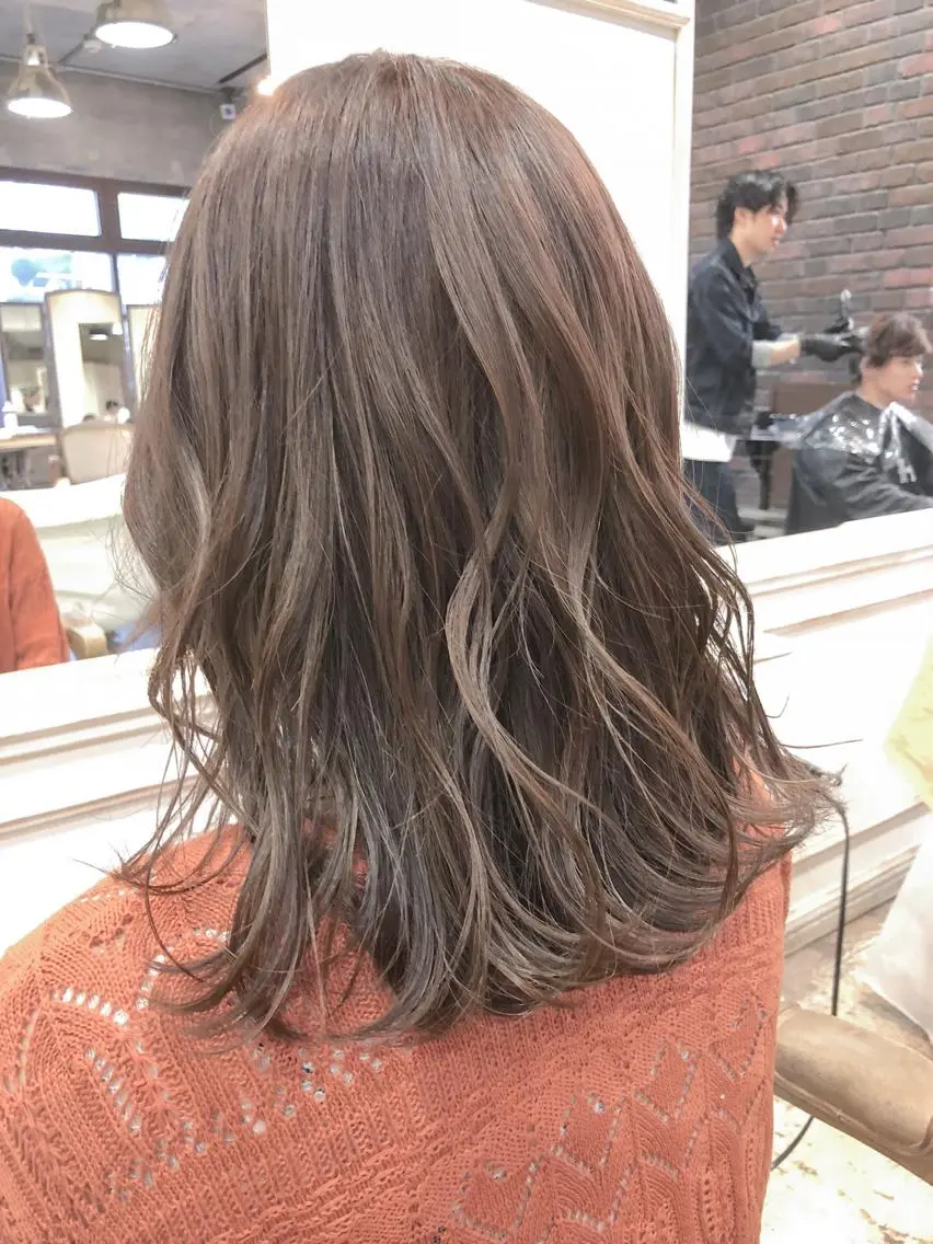 ミディアム 髪質改善/縮毛矯正/ トリートメント/庭田のヘアスタイル