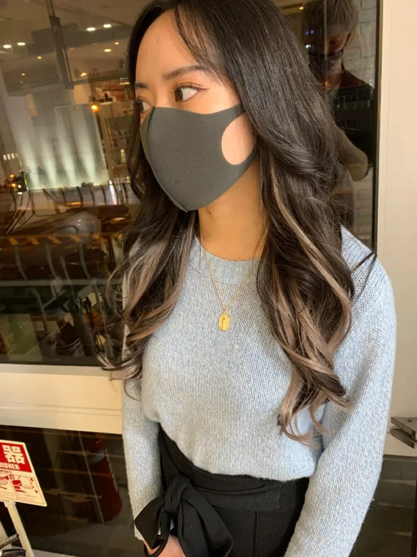 ロング カラー エクステ LUXBE LUCEのヘアスタイル