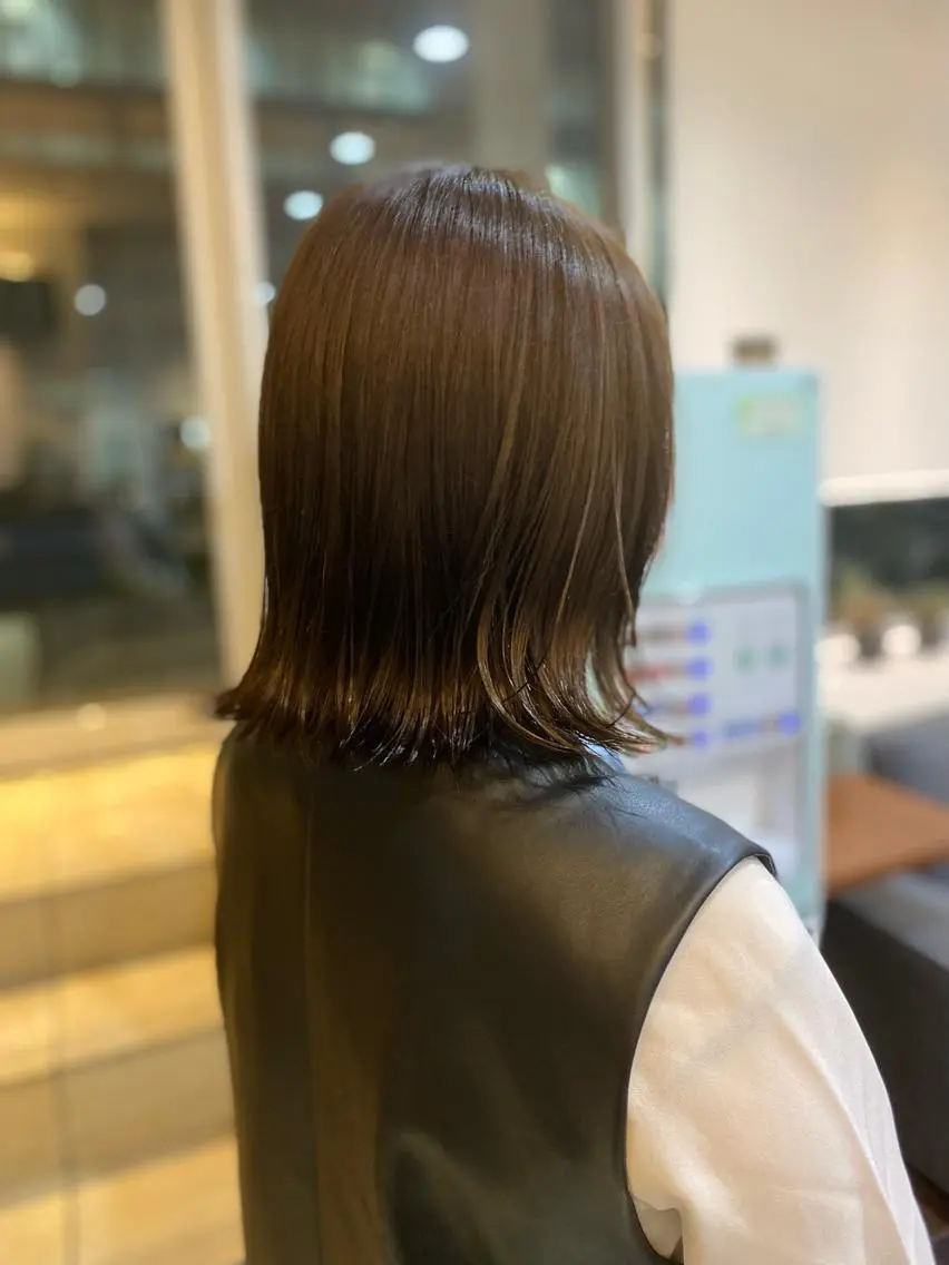 ミディアム レイヤー支持no.1 ☆笠原翔一のヘアスタイル
