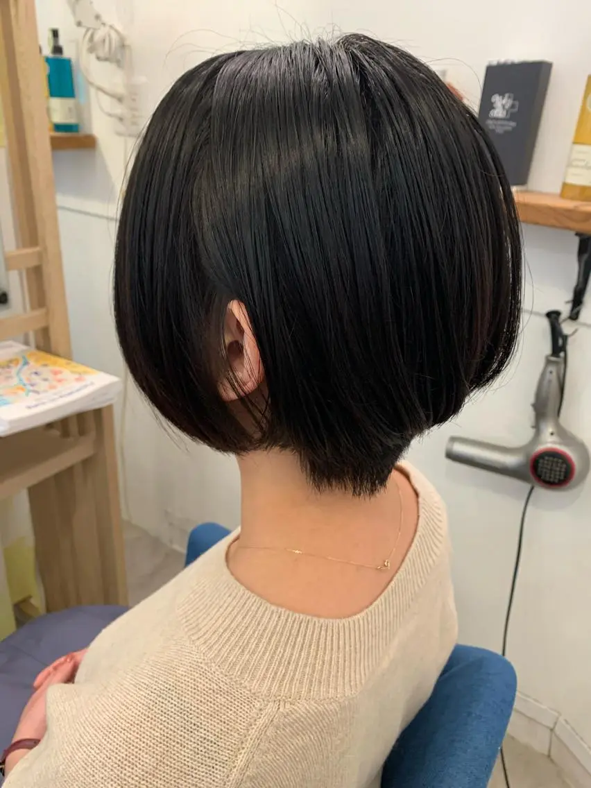 ショート カラー カット ヘアカラー ヘッドスパ 【髪質改善】【美髪】 【ツヤ髪】ほしのちりのヘアスタイル