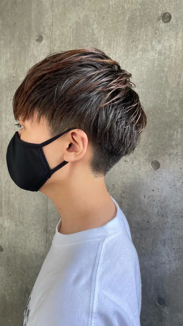 メンズ もりたみかこ 美容師お休み中のヘアスタイル