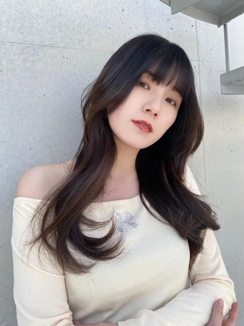 カラー 中韓mix🥀上品 透明感ヘア🥀横浜のヘアスタイル