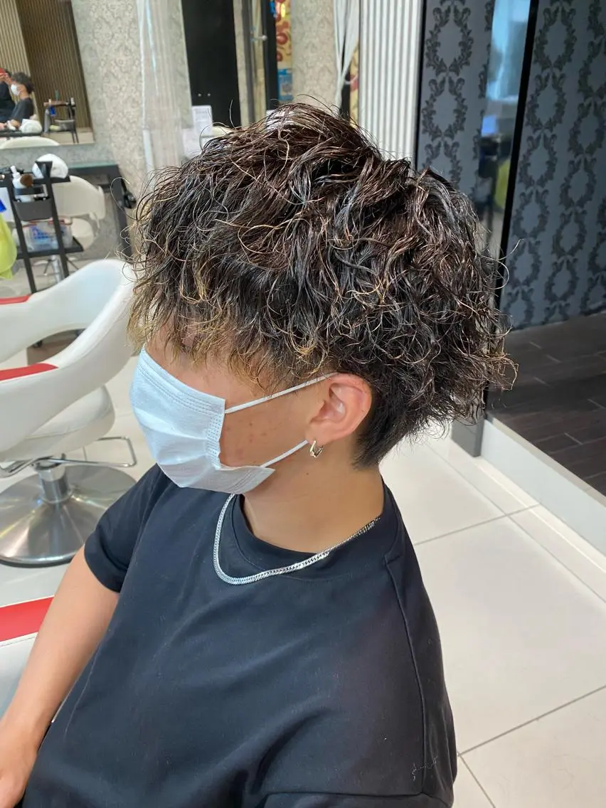 ミディアム 髪質改善・縮毛矯正 大石　郷のヘアスタイル