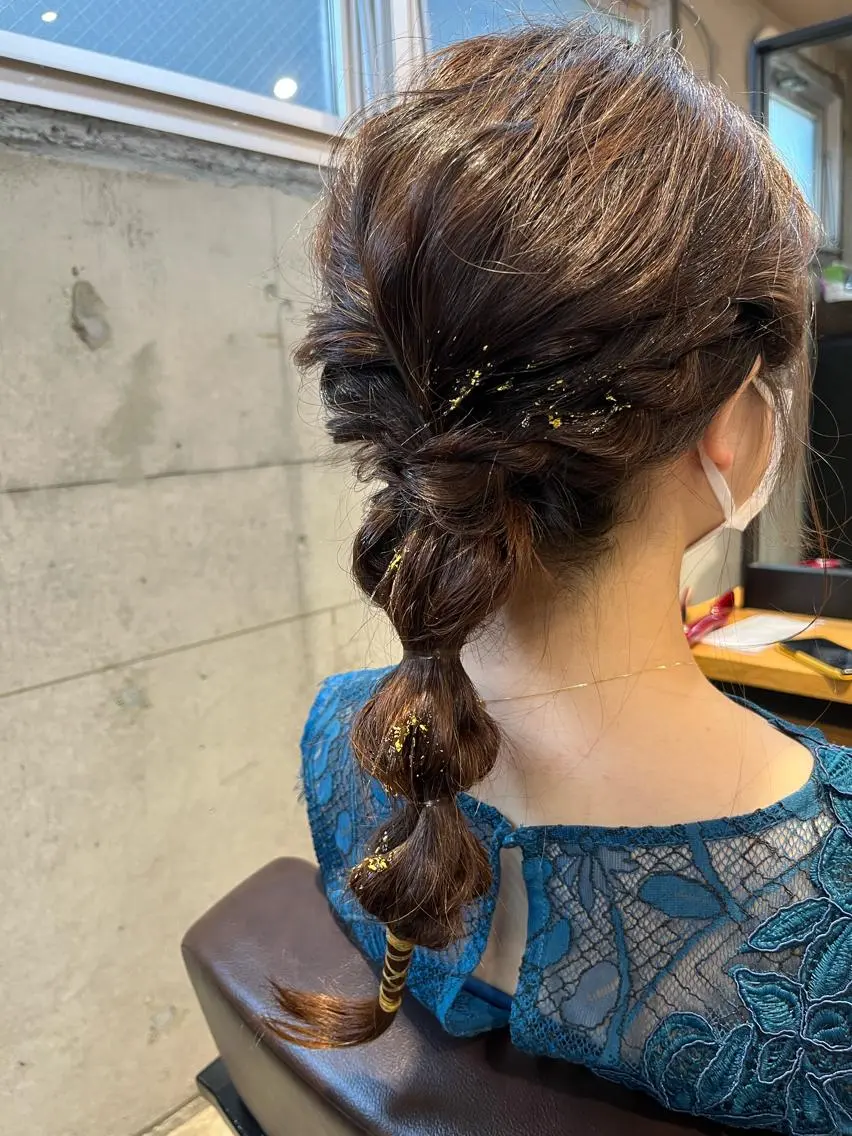 セミロング 髪質改善 永田零亜のヘアスタイル