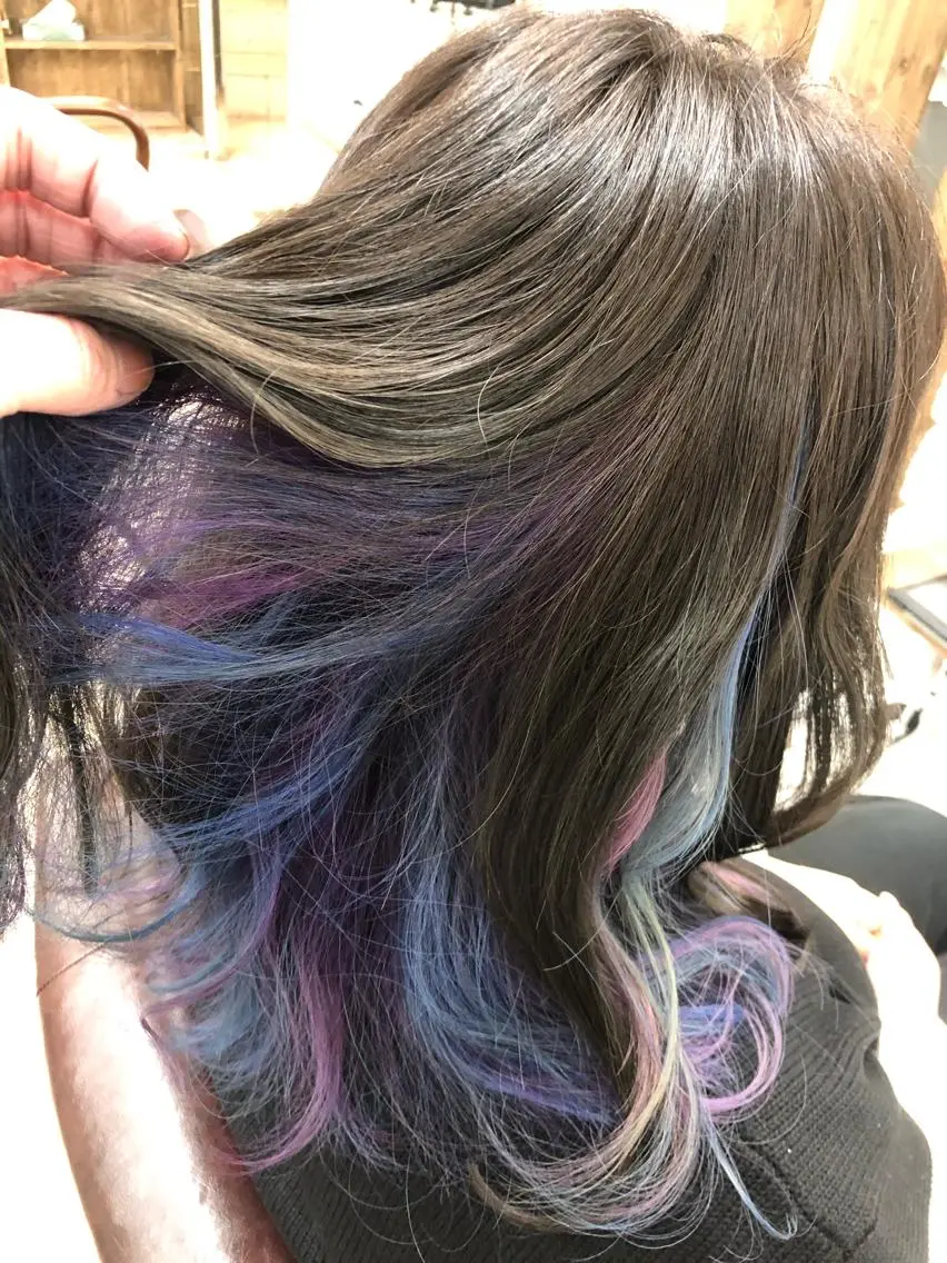 セミロング ヘアセット 野中のヘアスタイル